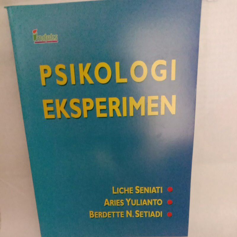 

psikologi eksperimen By liche seniati