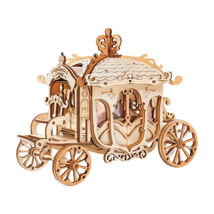 ROLIFE Robotime Rolife Classic Carriage 3D Wooden Puzzle TG506