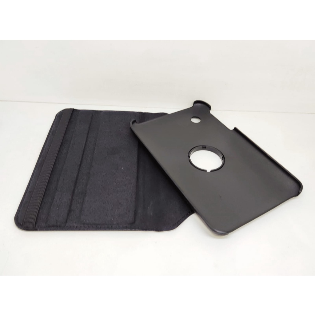 ROTARY Standing Case Samsung Tab P200 P205 P3100 N5100 Flip Cover Putar 360 Sarung Muter