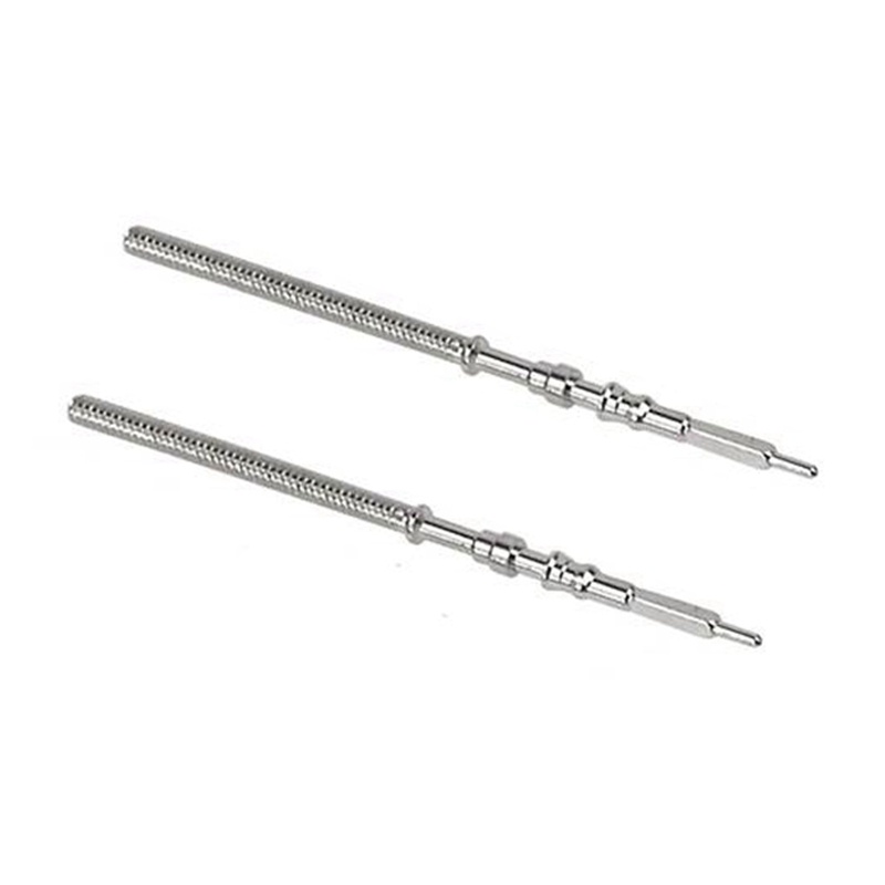 2PCS Watch Winding Stem Replacement Wrist Watch Parts Accessories Used for NH35 NH36 Movement Movement Repair Tool Parts