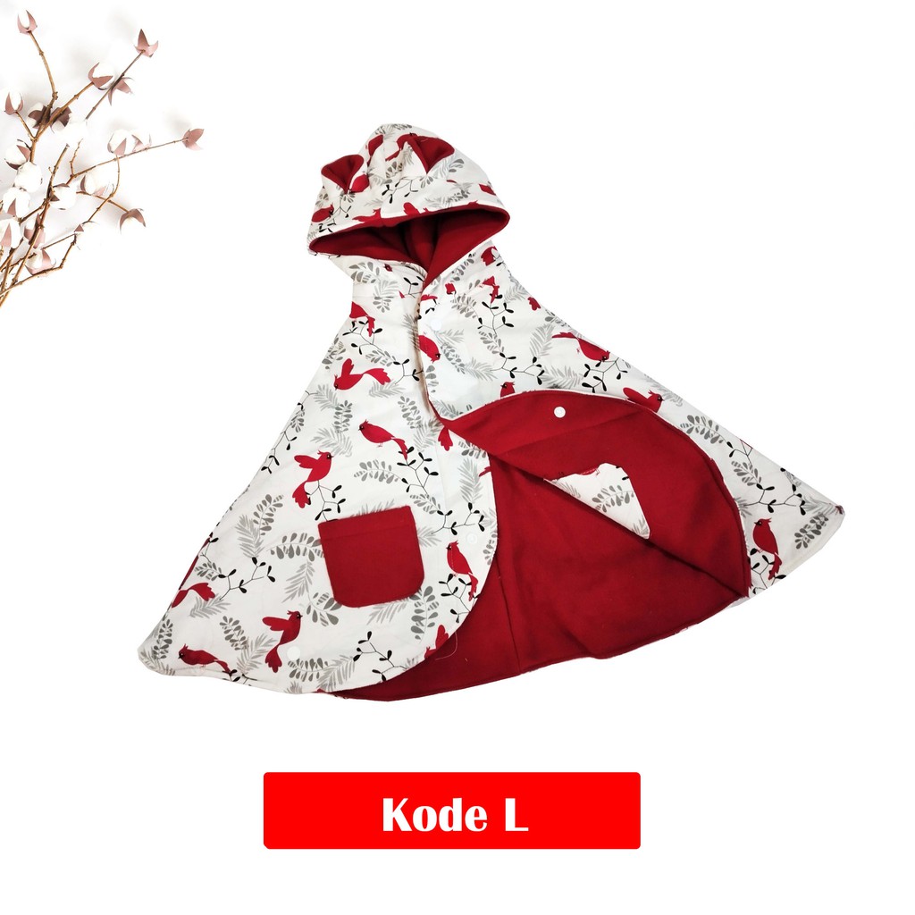 BABY CAPE Selimut Bayi Newborn-3thn Jaket Anak Bayi Murah-L
