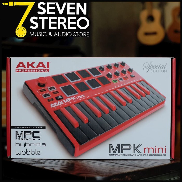 Akai MPK Mini MK3 Limited Edition RED Controller