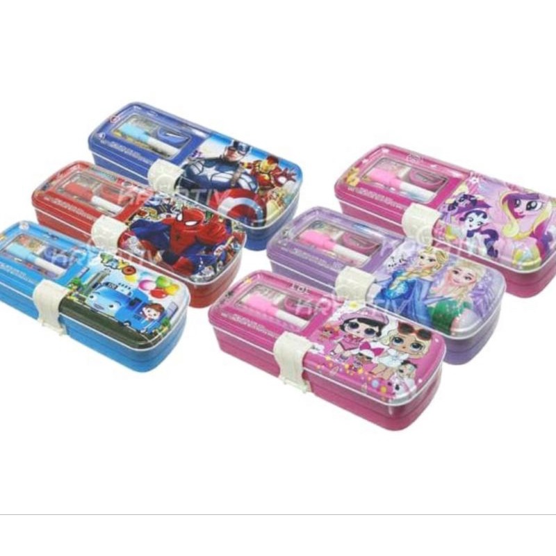 

Kotak pensil susun ada pengait TN 6605