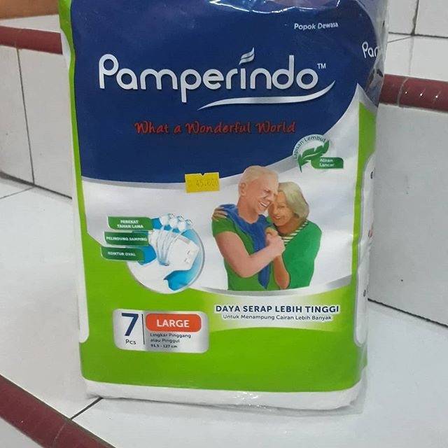 adult diapers pamperindo / popok perekat dewasa