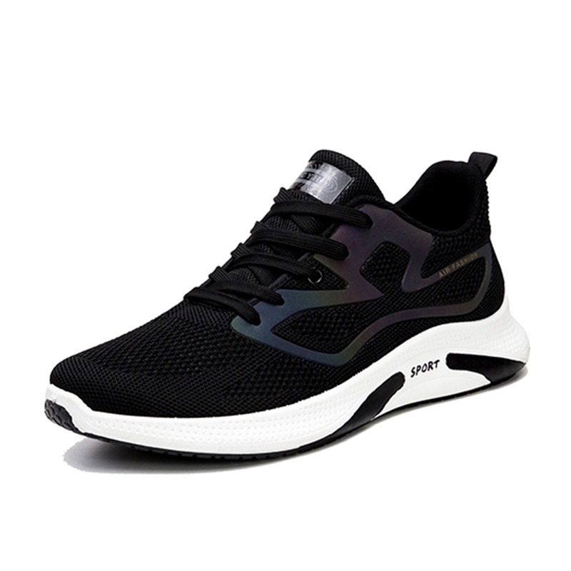 Nomad S07 Butterfly Sepatu Sneakers Fashion Menyala S07 Kasual Hitam Karet Shoes Sport Snekers