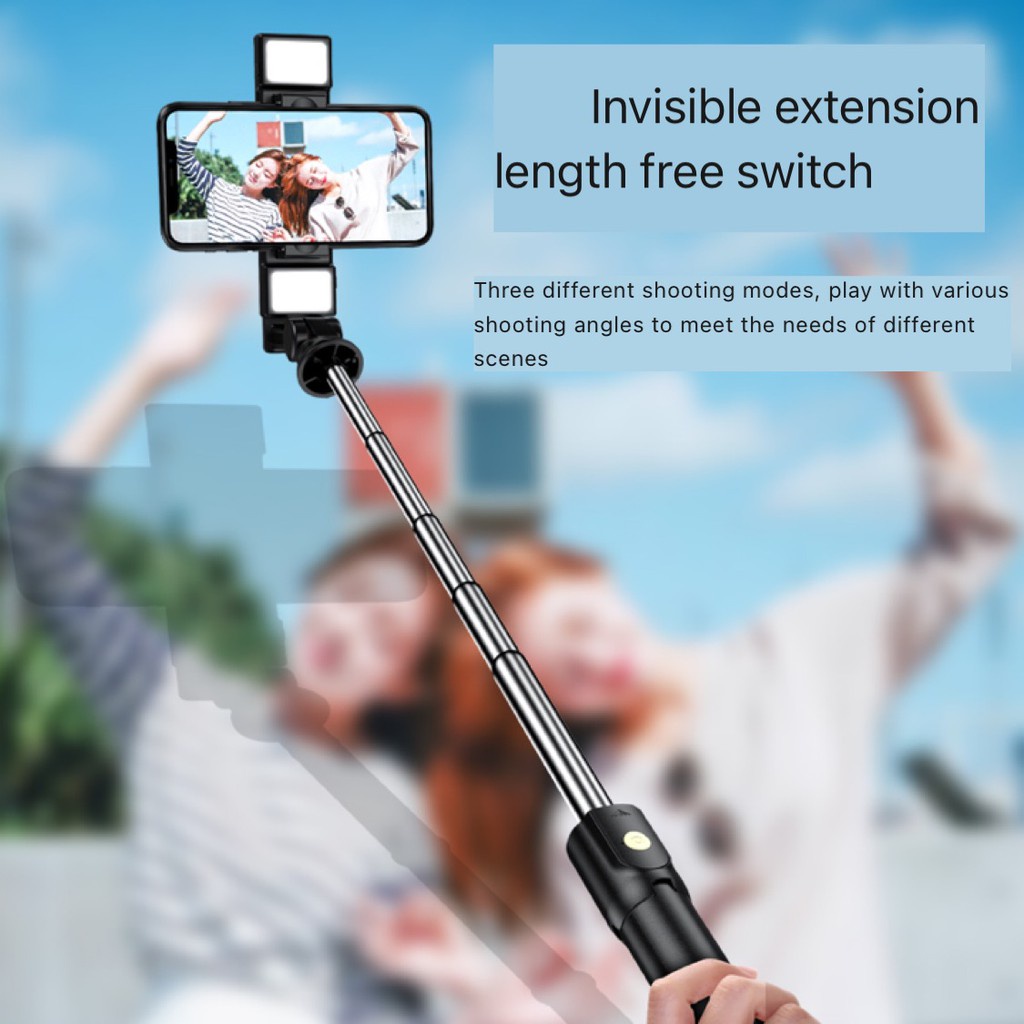 TONGSIS K12D TRIPOD SELFIE STICK BLUETOOTH REMOTE CONTROL WITH 2LED