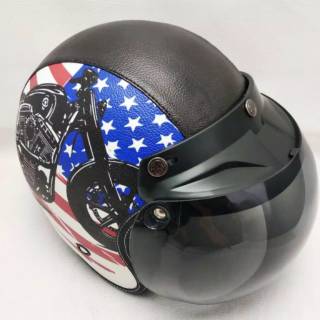  Helm  Bogo Retro Dewasa Klasik Moge AS Helem Motor  Pria 