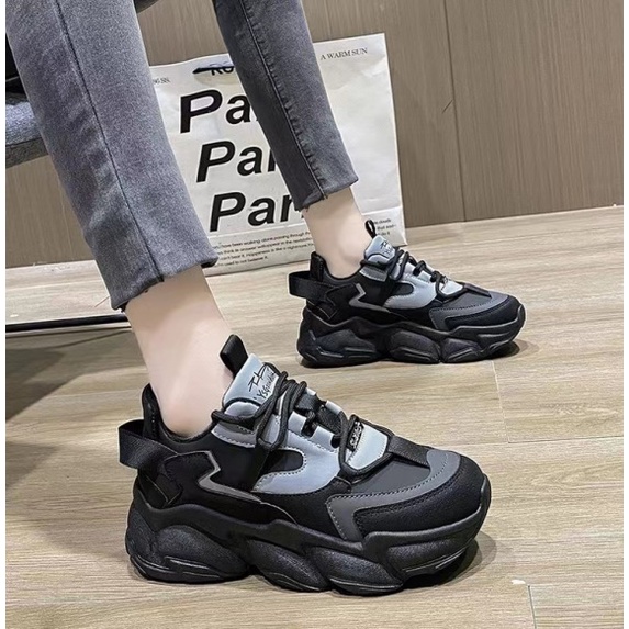 Favorite &quot; FREE BOX&quot; Sepatu Wanita Sneakers Korea Import 9166