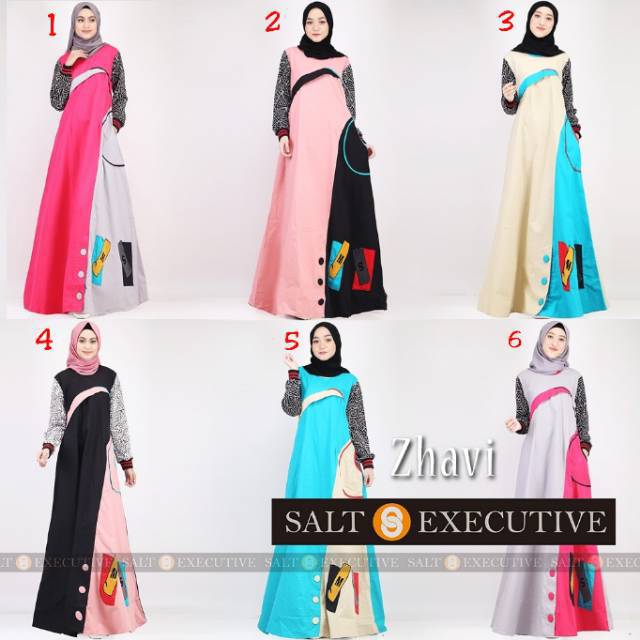 ORIGINAL by SALT EXECUTIVE Shavi dress / Gamis Casual linen realpic ori