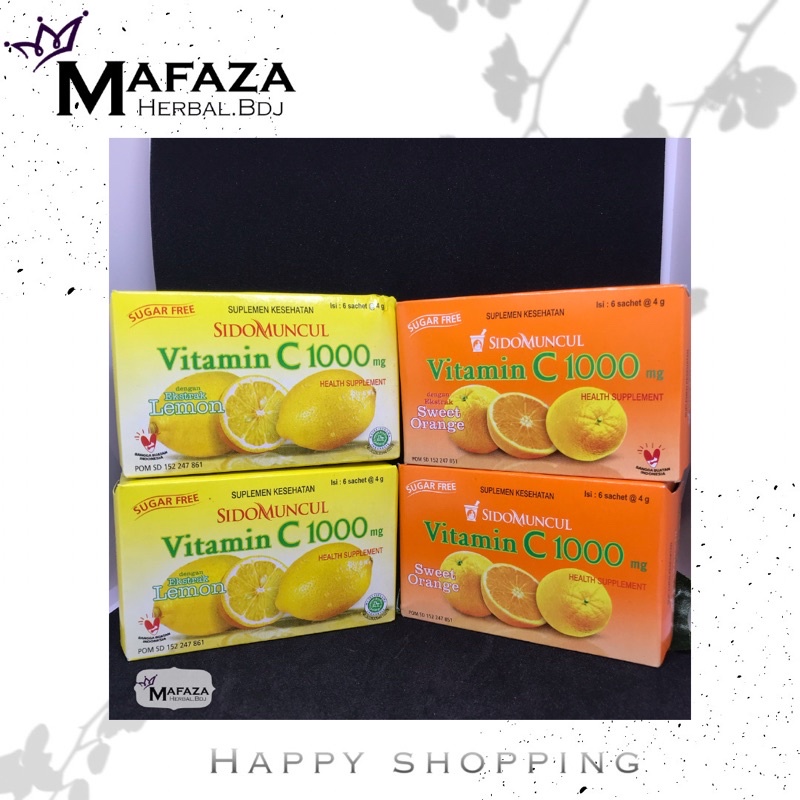 

Vitamin C1000 SIDOMUNCUL LEMON #Mafazaherbal