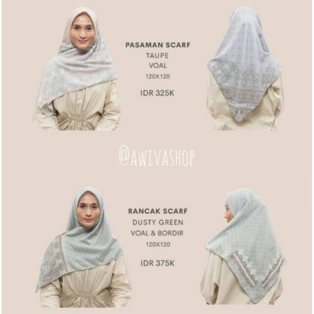 Pasaman Scarf dan Rancak Scarf by RiaMiranda