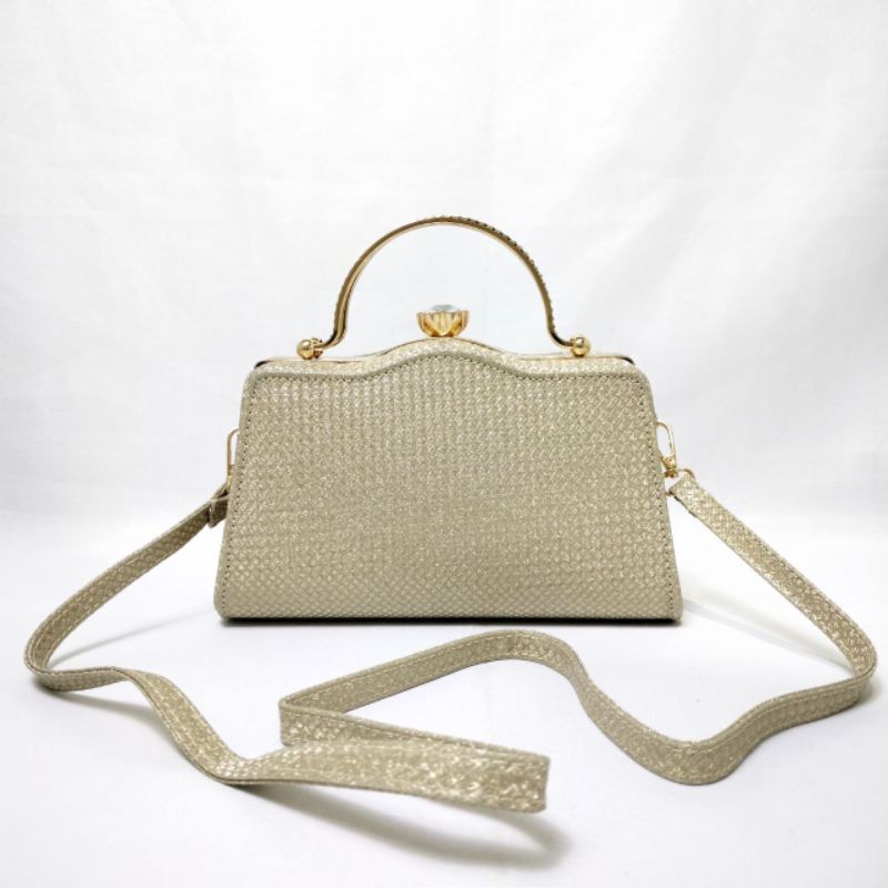 FARNELL - Model Baru! Clutch Pesta Farnell Tas Kondangan Wanita Diamond  Y9188G