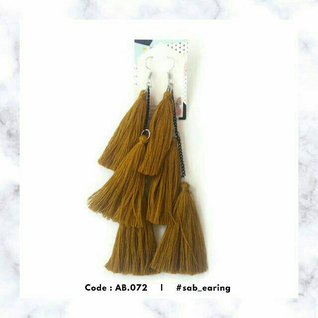 Anting Hijab | Anting Tassel Panjang  | ANTING BANDUNG | AB.072