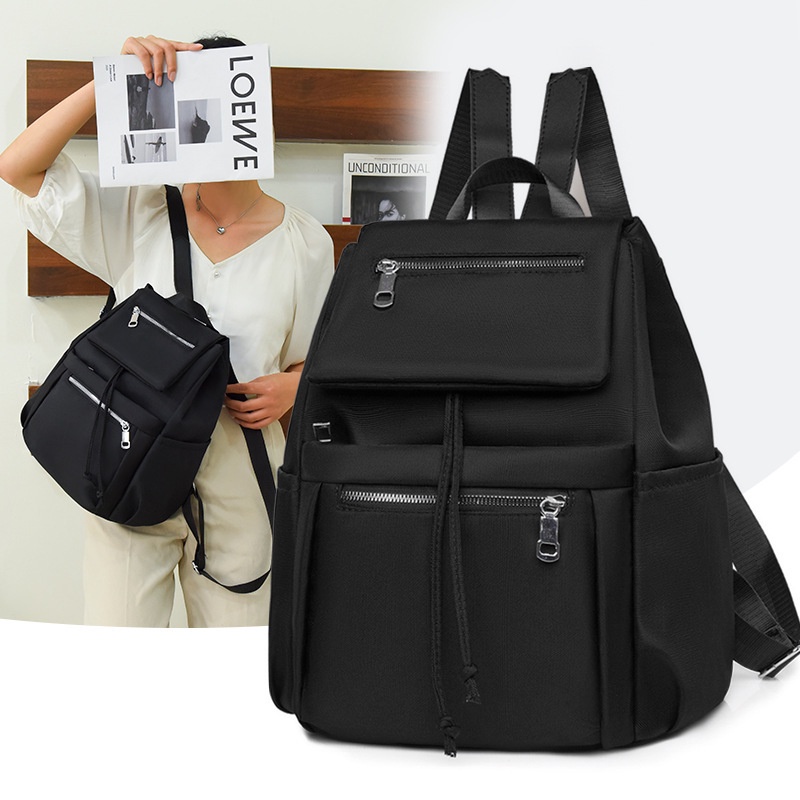 Tas Ransel Batam Wanita Import Korea LDJ ZALA Backpack - Tas Sekolah Kuliah Kerja Kantor Wanita Prem