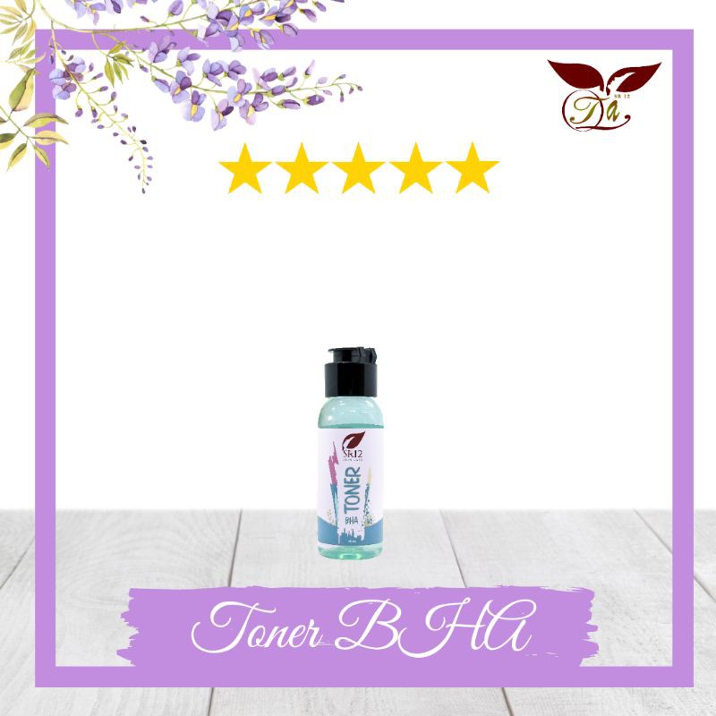 SR12 Toner BHA Jerawat Bruntus Eksfoliasi Perawatan Wajah