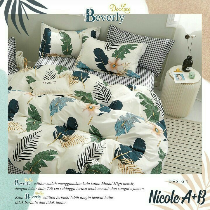 SPREI BEDCOVER KATUN BEVERLY NICOLE