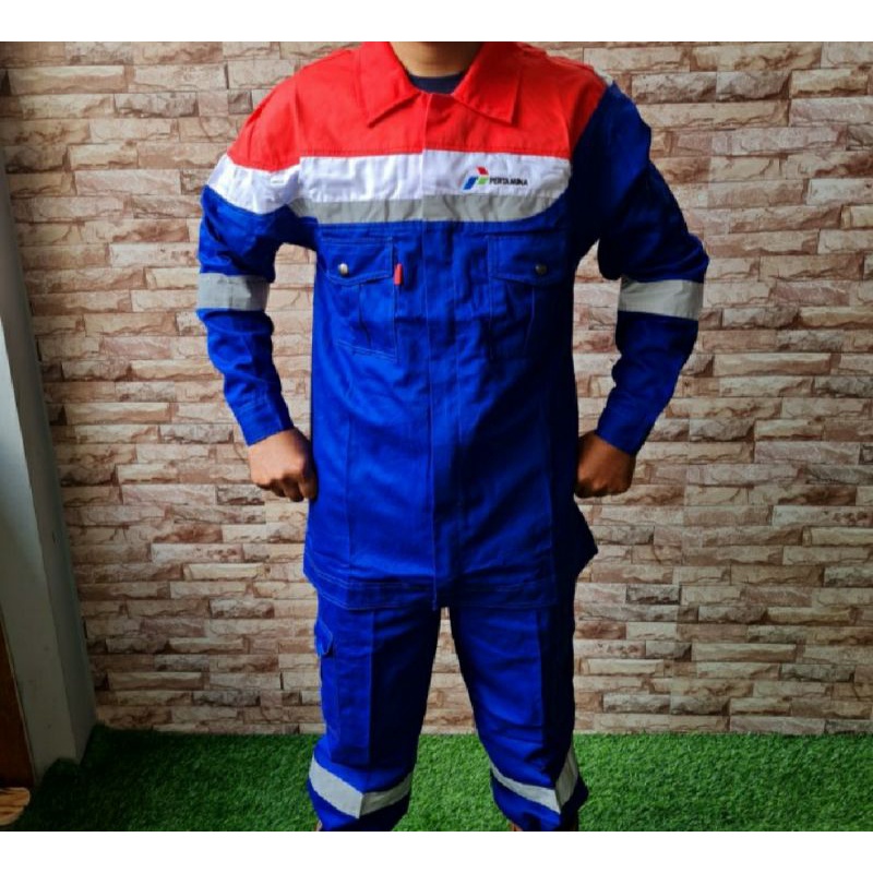 Baju celana safety NOMEX lllA pertamina original