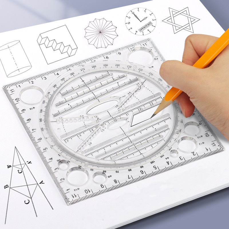 

Penggaris Geometri Spirograph Sudut Derajat Lingkaran Bisa Putar Unik