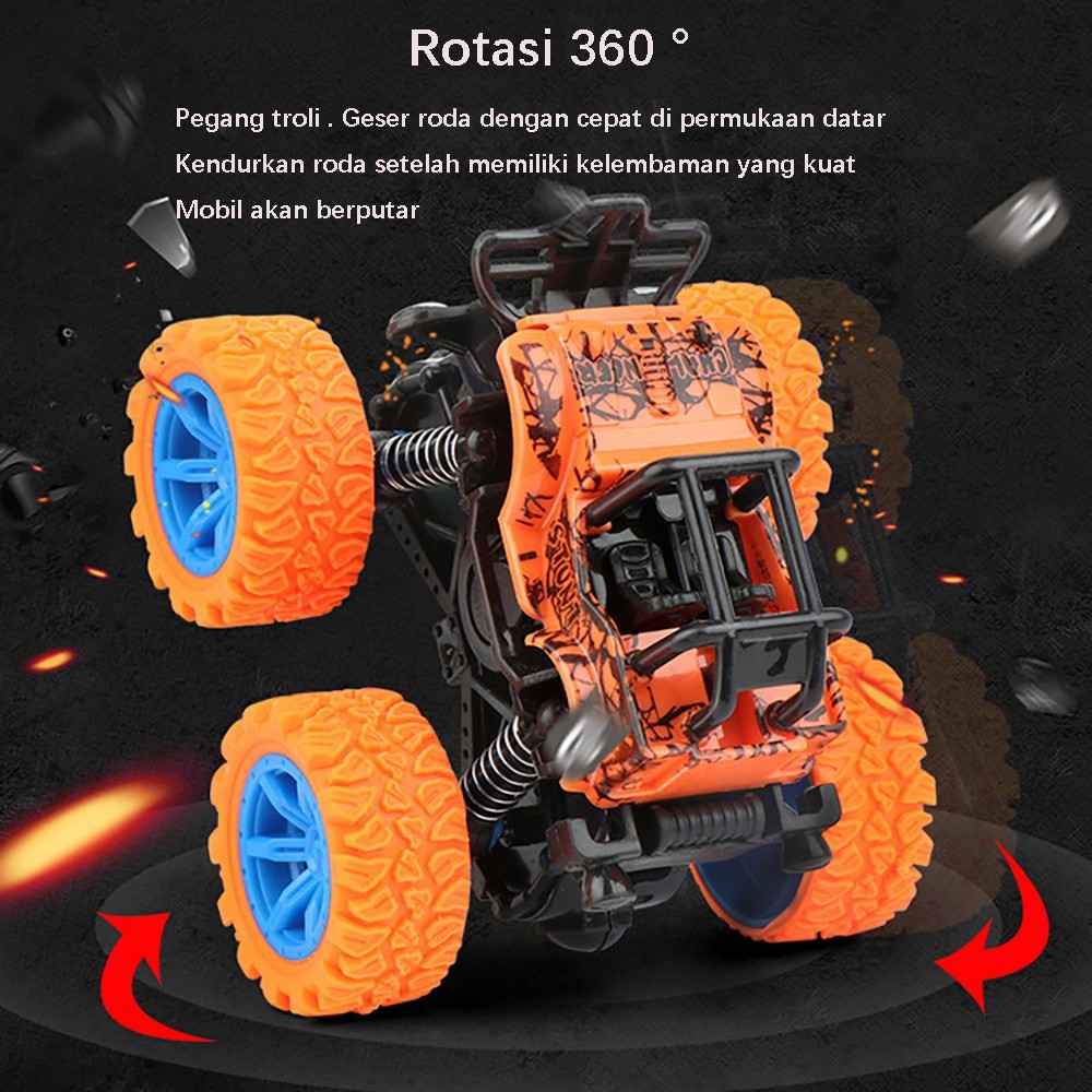 Monster JAM Zap Mainan Mobil Jip Anak Off Road Drive / Mainan Mobil 3D