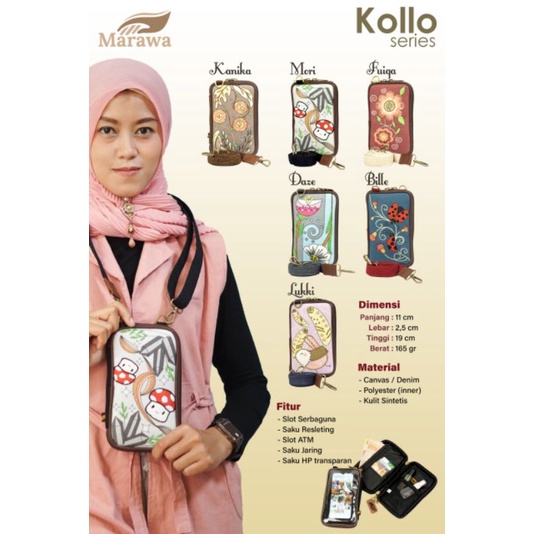 kollo marawa dompet kartu