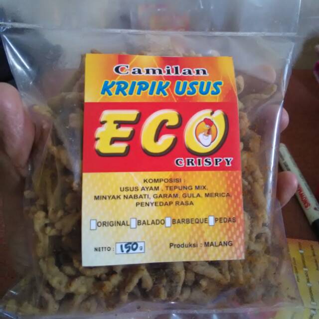 

Keripik usus "ECO" Crispy 150gr