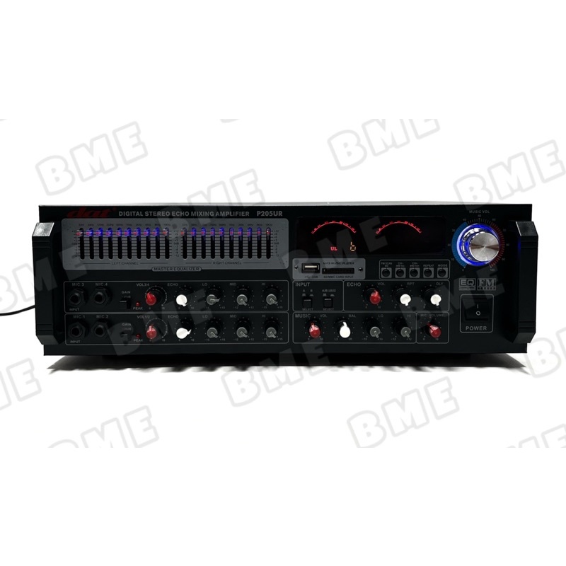 POWER AMPLI DAT P205UR AMPLIFIER DAT P 205UR P 205 UR MURAH