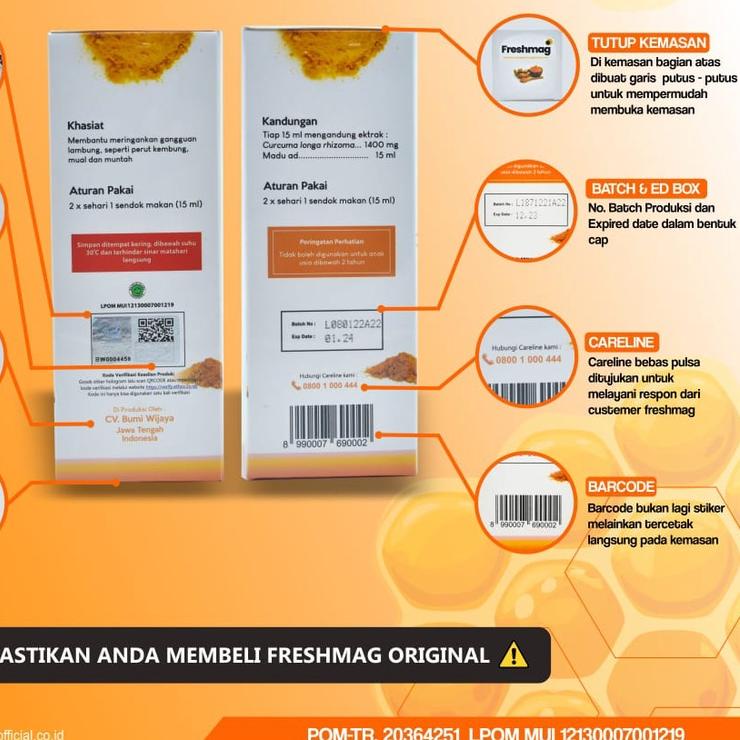 ➸ [Bisa ] Freshmag Asli Original Madu Freshmag Madu Maag dan Asam Lambung Fresh mag Freshmaag Freshm
