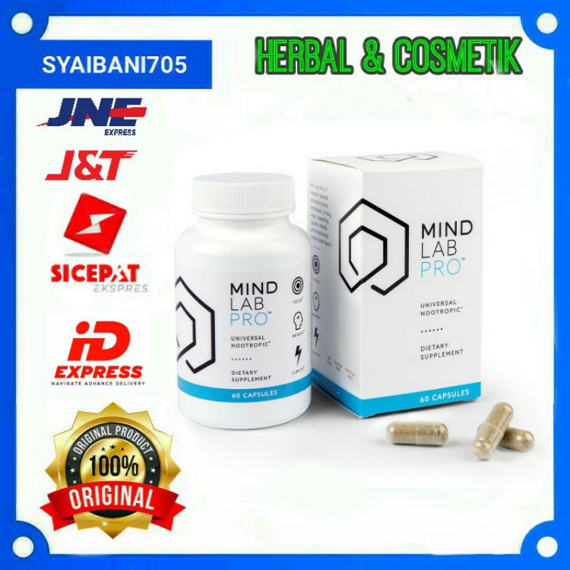 (NEW) Mind Lab Pro Suplemen Otak Universal Nootropic Mindlab Pro 60 Caps Vitamin Otak Asli ORIGINAL