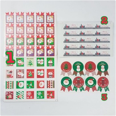 

Sticker Xmas Collection / Tempelan stiker natal / Christmas Sticker