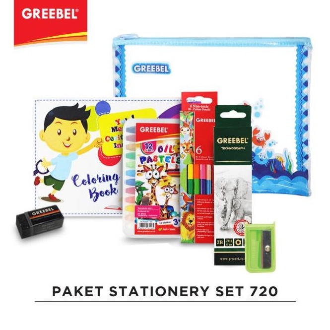 

Gramedia Banjarmasin - Greebel Stationary Set 720