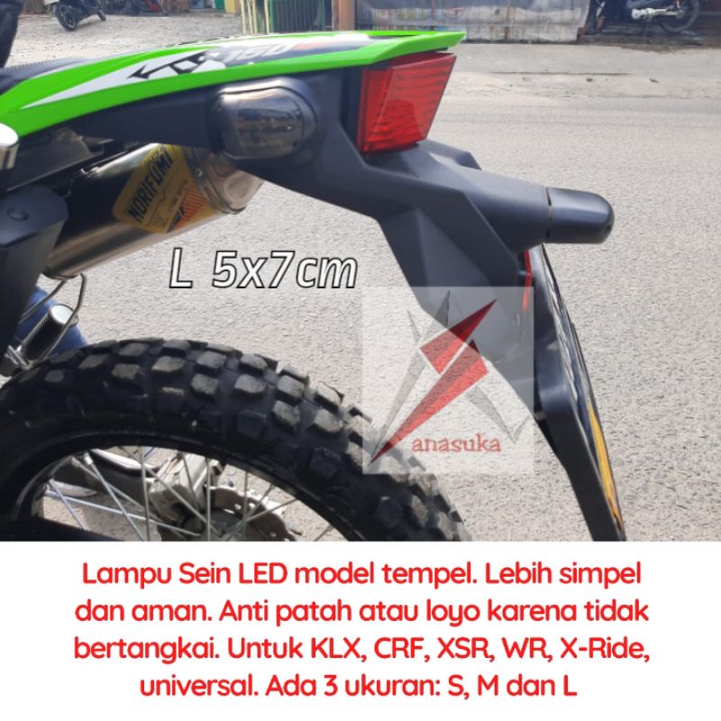 Sein KLX DTracker CRF XSR WR 155 Ninja GSX CBR ADV Universal sen tempel LED MX King X-Ride