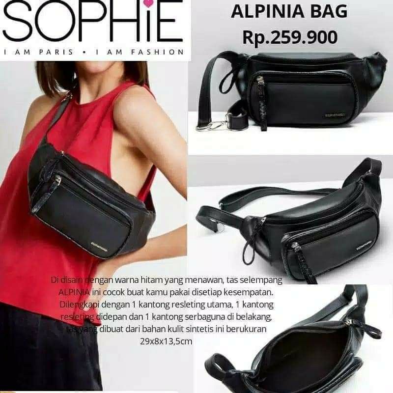 TAS ALPINIA SOPHIE MARTIN WAIST BAG WANITA SOPHIE PARIS PROMO