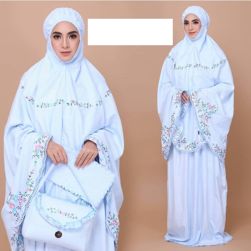 MUKENA TAS CANTIK ALESYAH RAUDOH /BAHAN KATUN BERKUALITAS DAN BISA BAYAR DITEMPAT/COD