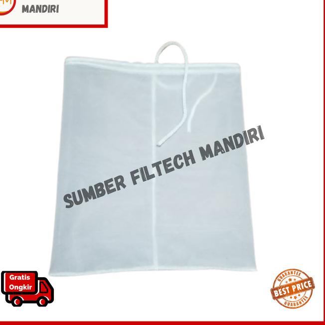 ™ Saringan Kopi Cold Brew Mesh Nylon 40 micron - 27 cm x 30 cm, 40 Micron (350) ❁
