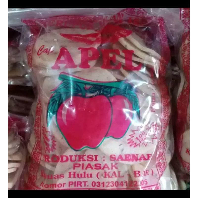 

Kerupuk ikan cap apel