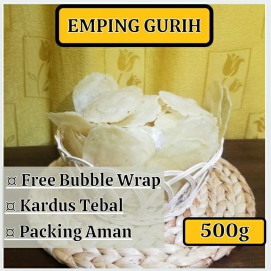

Emping Melinjo Rasa Gurih /500gram