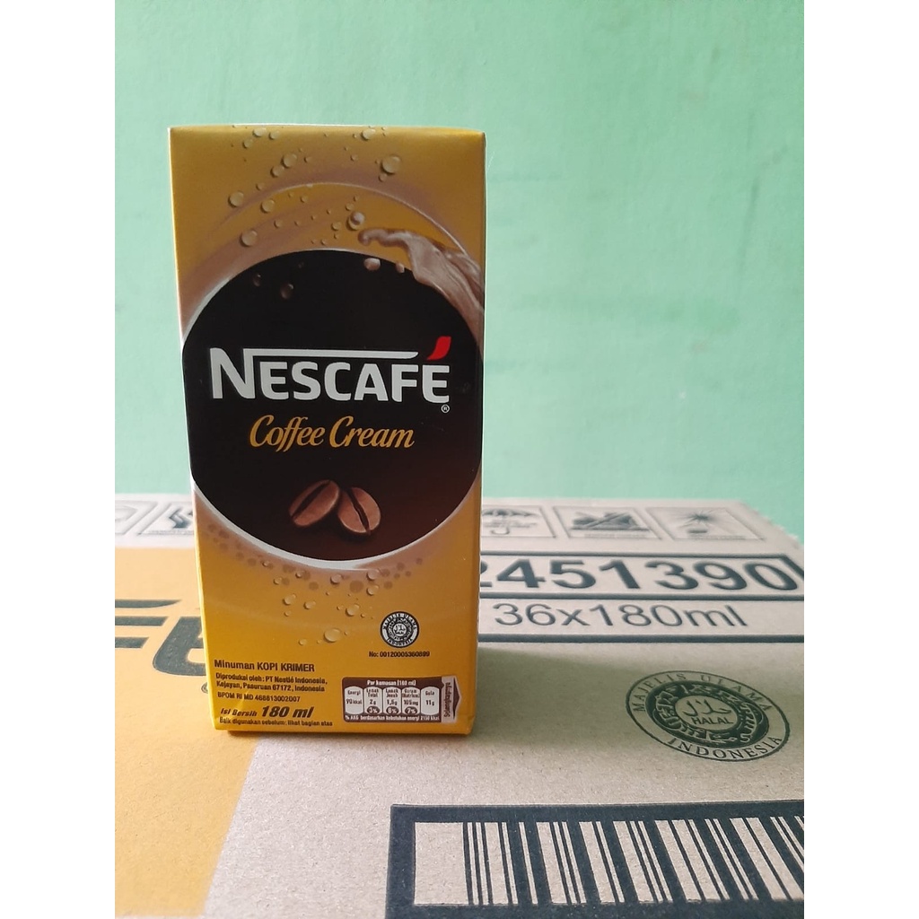 Jual Nescafe Coffee Cream UHT 180 ml [KARTON] (Khusus kurir Instant