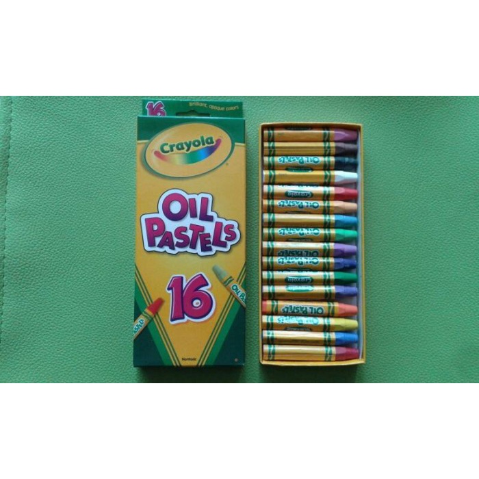 

PASTEL-DRY-OIL- CRAYOLA - OIL PASTELS 16 WARNA -OIL-DRY-PASTEL.