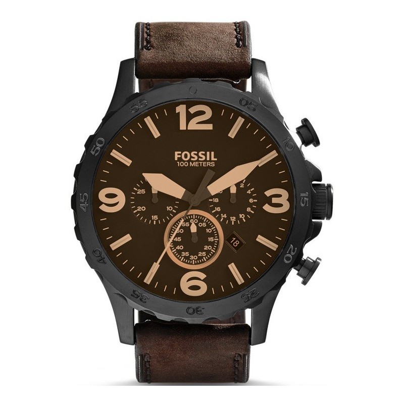 Unik Fossil Nate Chronograph JR1487 Berkualitas