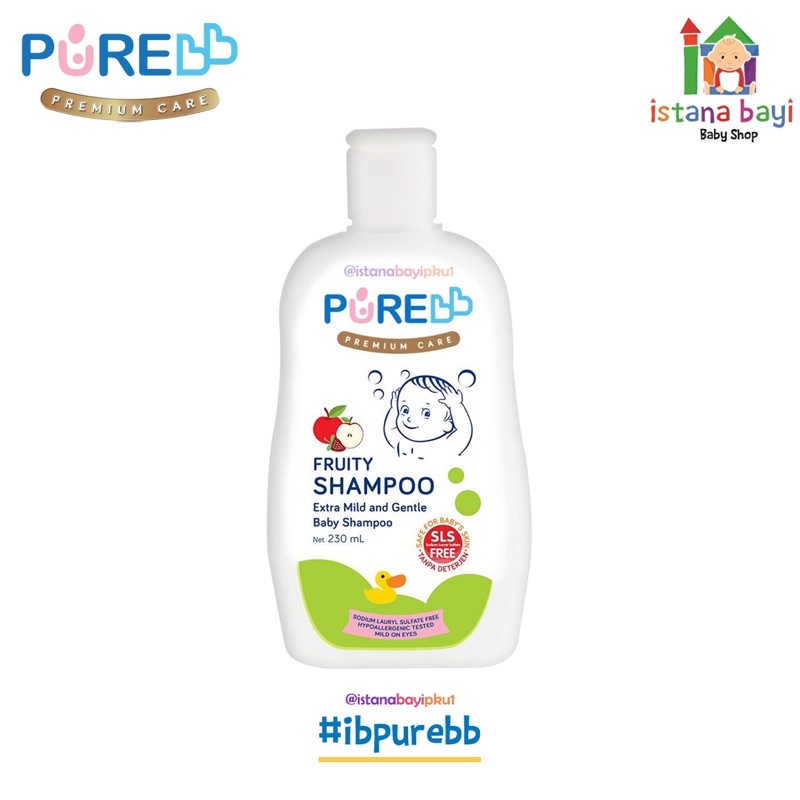 Purebb Shampoo 230 ml Fruity/Freshy 230 ml/Baby shampoo/shampoo bayi