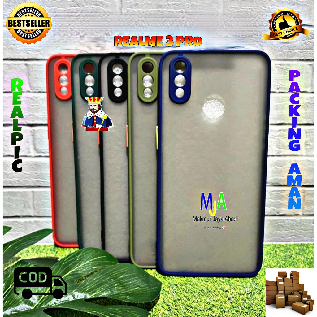 SOFTCASE REALME 3 PRO - CASE MATTE FULL COLOUR MY CHOICE BUMPER CASE PELINDUNG KAMERA