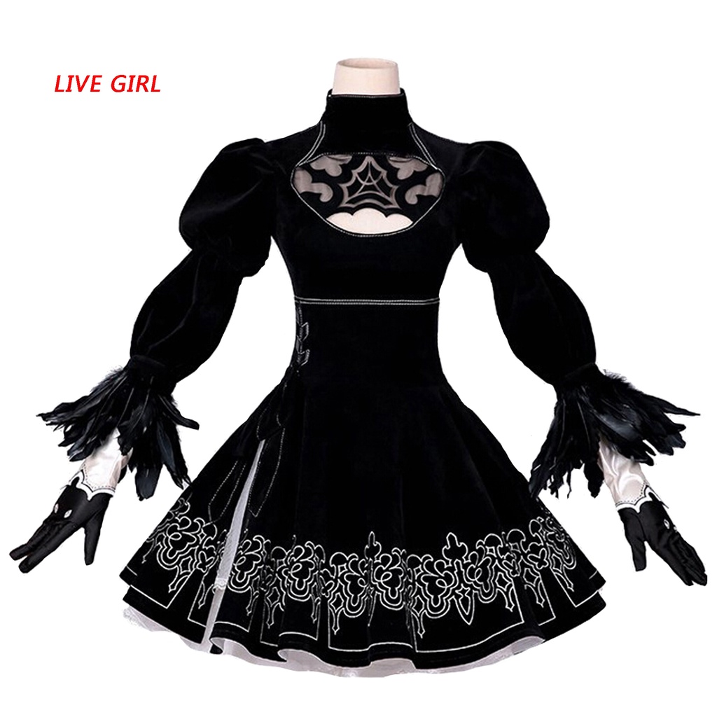 PREORDER 2B 9S NieR: Automata YoRHa No.2 Type B Uniforms Cosplay Costume