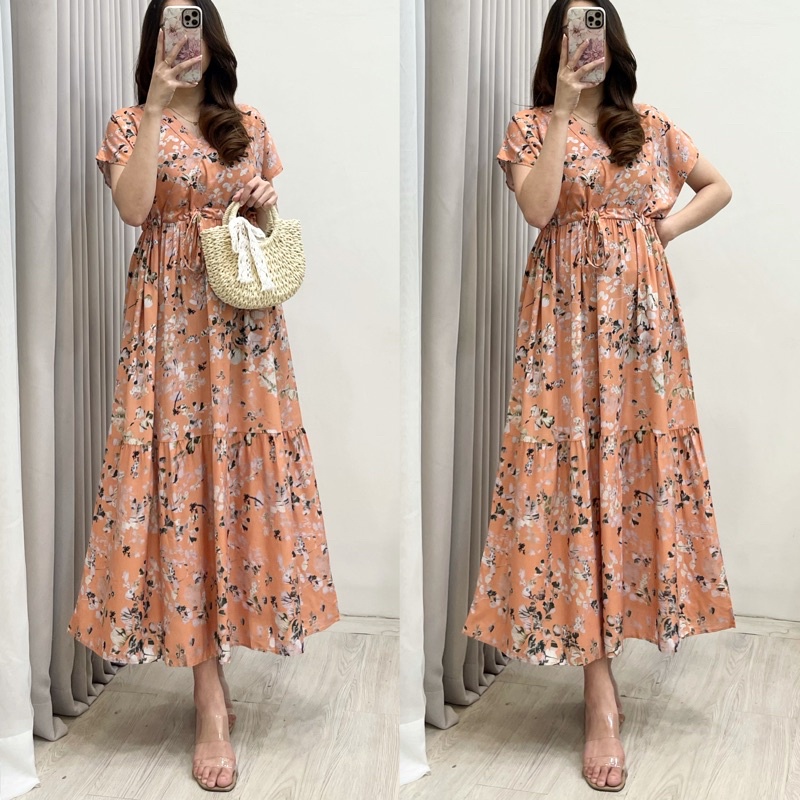 Daster Kimono Serut Homewear By Amariel-KS: Peachy Osaka