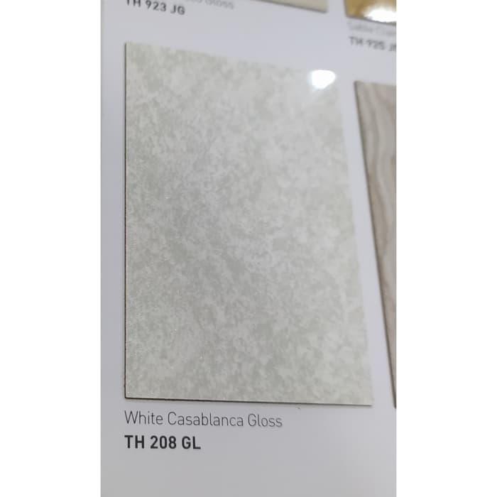 TACO HPL WHITE CASABLANCA GLOSSY TH-208GL / HPL MOTIF KERAMIK suk