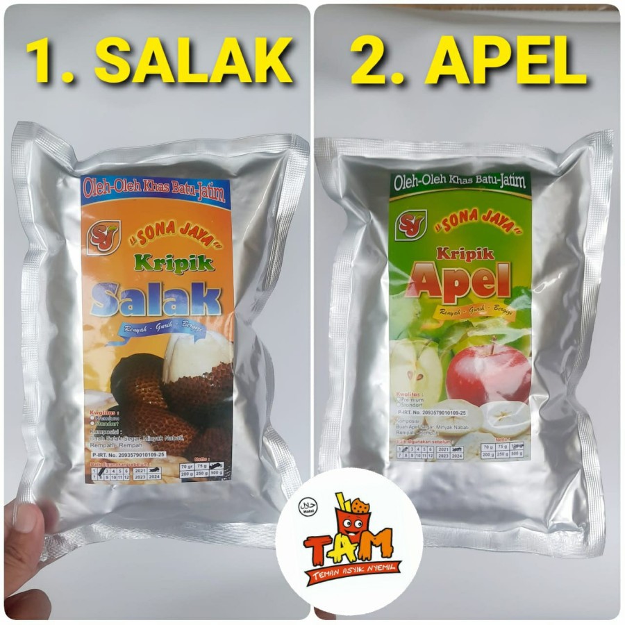 

Keripik Salak dan Apel Asli Malang 100 Gram - Tam Snack