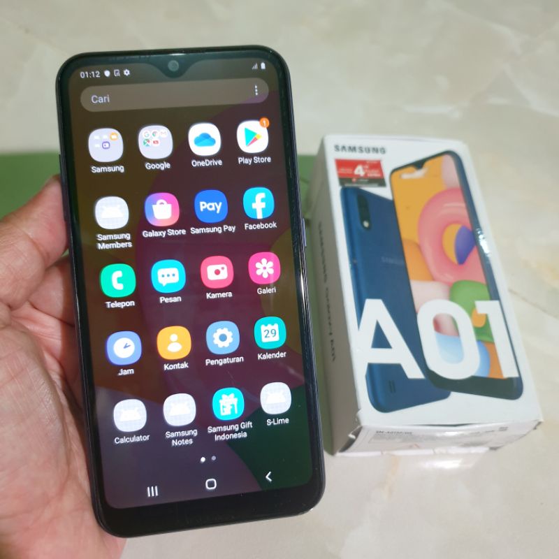 Samsung A01 2/16 Ram 2gb Rom 16gb second berkualitas