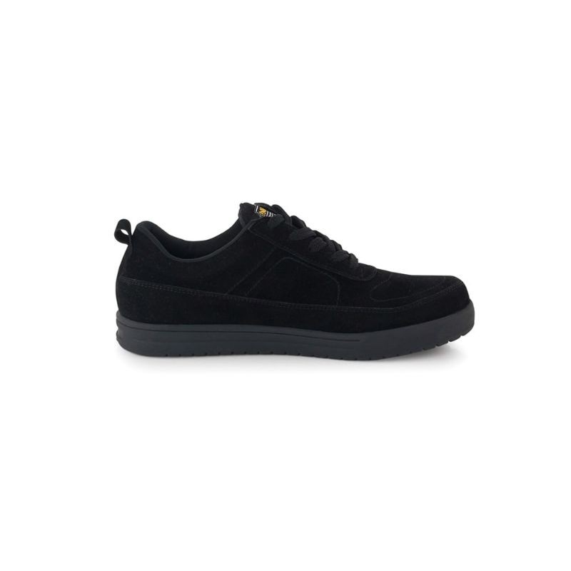 Sepatu Casual Sneakers Anak Bahan Premium Kulit Asli Suede Original - Hitam