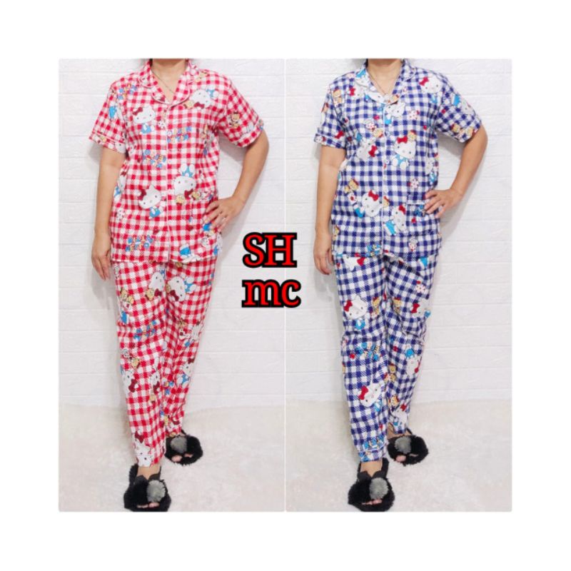 BAJU TIDUR/BAJU TIDUR WANITA/PIYAMA/SETELAN DEWASA/SETELAN CELANA/BAJU TIDUR DEWASA/BAJU TIDUR SETELAN/PIYAMA DEWASA/BAJU TIDUR PIYAMA/BABYDOLL/BAJU PIYAMA/SETELAN BABYDOLL/LENGAN PENDEK/BAJU TIDUR MOTIF/PIYAMA MOTIF/HELLO KITY/KOTAK/TERBARU/CP