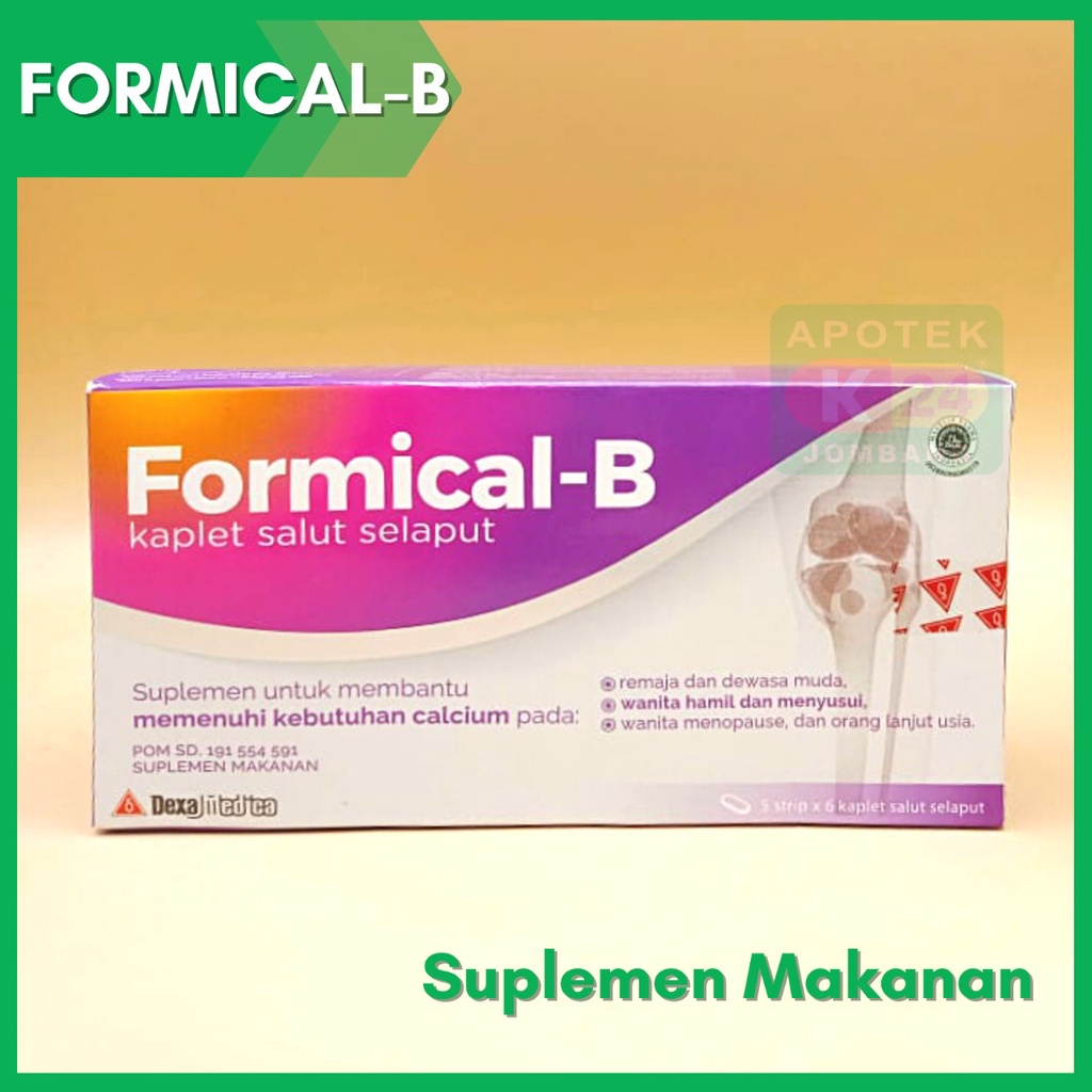 Jual FORMICAL B (Harga Per Strip) | Shopee Indonesia