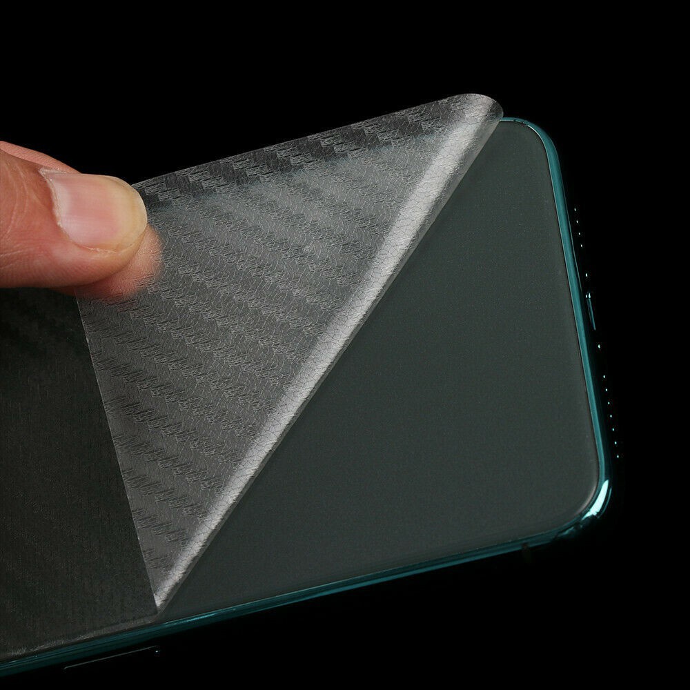 GARSKIN Sticker Carbon Xiaomi Poco M4 Pro 4G 6.43 Inchi Skin Carbon Transparan Fiber Protection Back Carbon